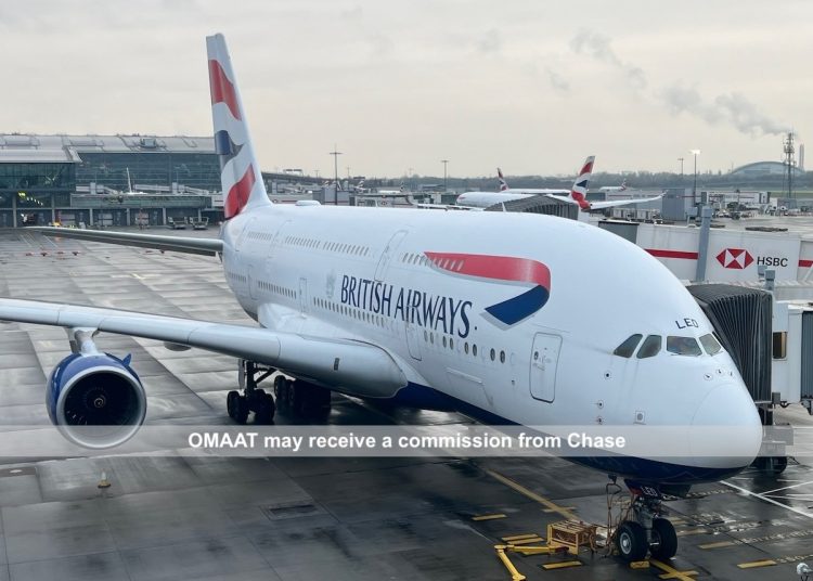British Airways Card Reward Flight Statement Credit